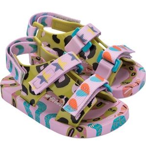 Mini Melissa ping pong sandals